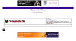 Desktop Screenshot of freeweb.nu