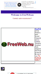 Mobile Screenshot of freeweb.nu